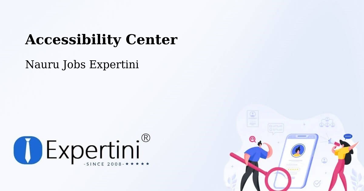 Accessibility Statement – Nauru - Nauru Jobs Expertini