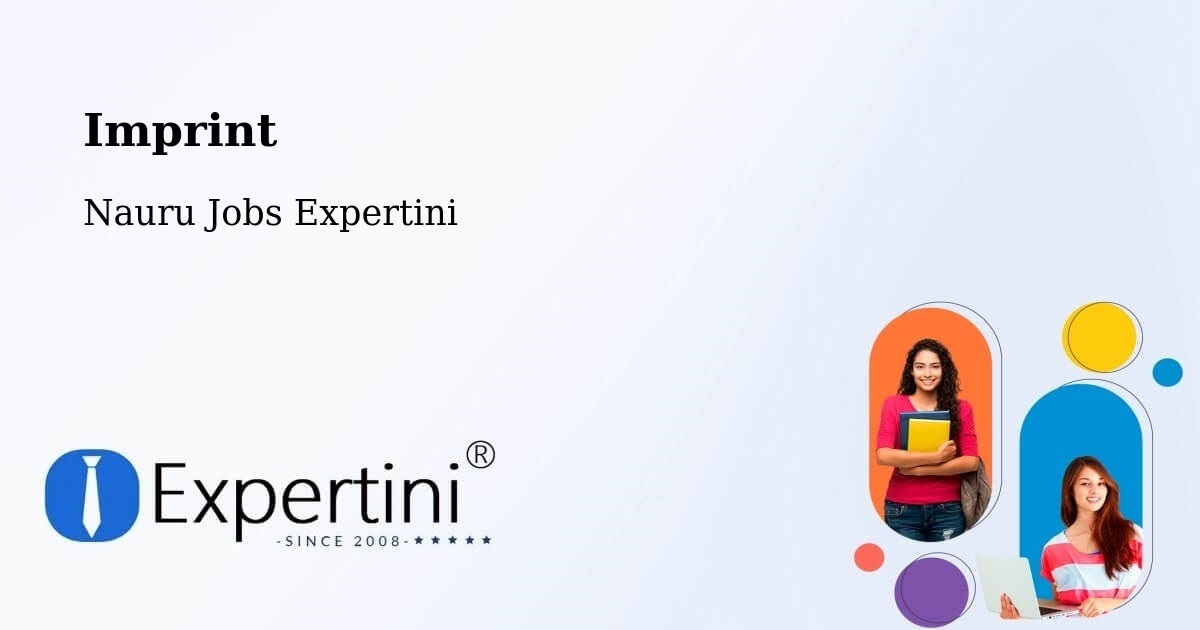 Imprint – Nauru - Nauru Jobs Expertini