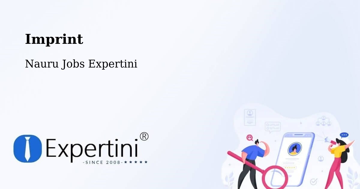 Imprint - Nauru Jobs Expertini