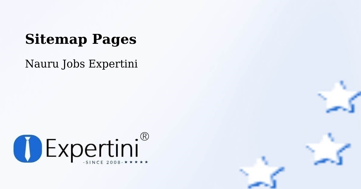 Sitemap Pages across Nauru - Nauru Jobs Expertini