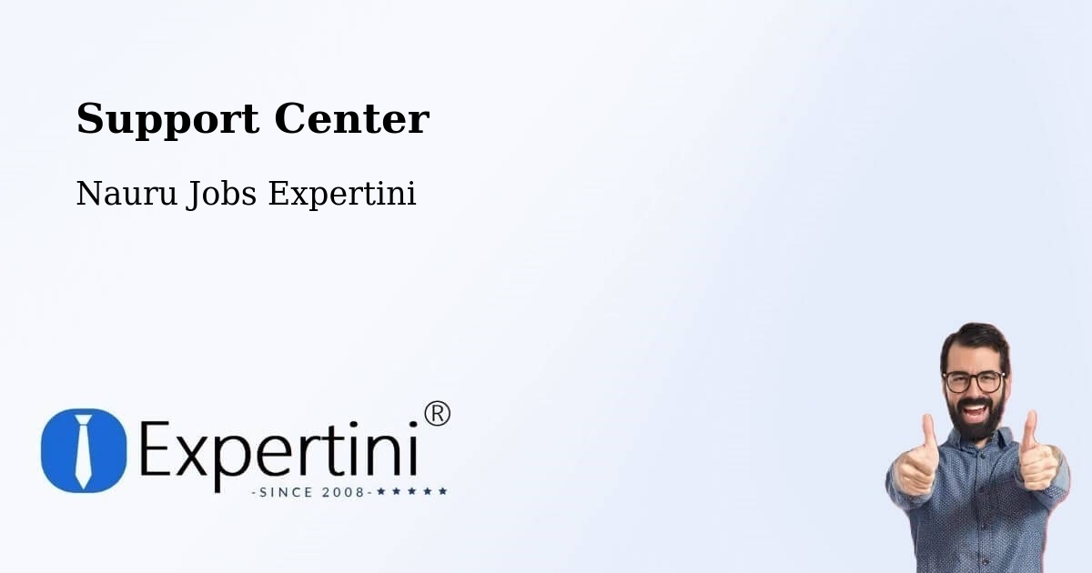 Support Services – Nauru - Nauru Jobs Expertini